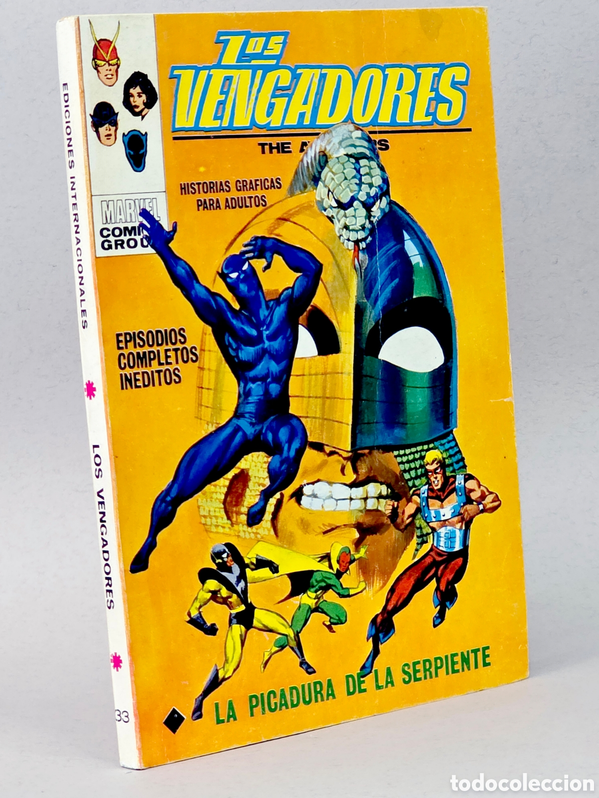 C&oacute;mics: C&Oacute;MIC LOS VENGADORES 33 PICADURA DE LA SERPIENTE VOL.1 VERTICE MARVEL TACO VOLUMEN EXCELENTE ESTADO