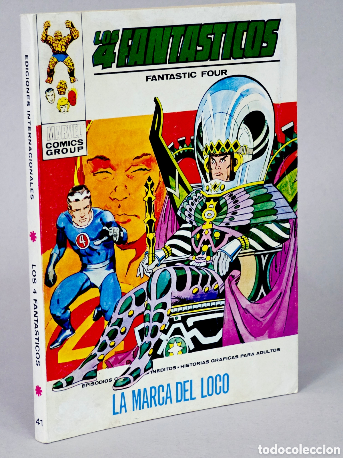 C&oacute;mics: C&Oacute;MIC LOS 4 FANT&Aacute;STICOS 41 LA MARCA DEL LOCO VOL.1 VERTICE MARVEL TACO VOLUMEN EXCELENTE ESTADO