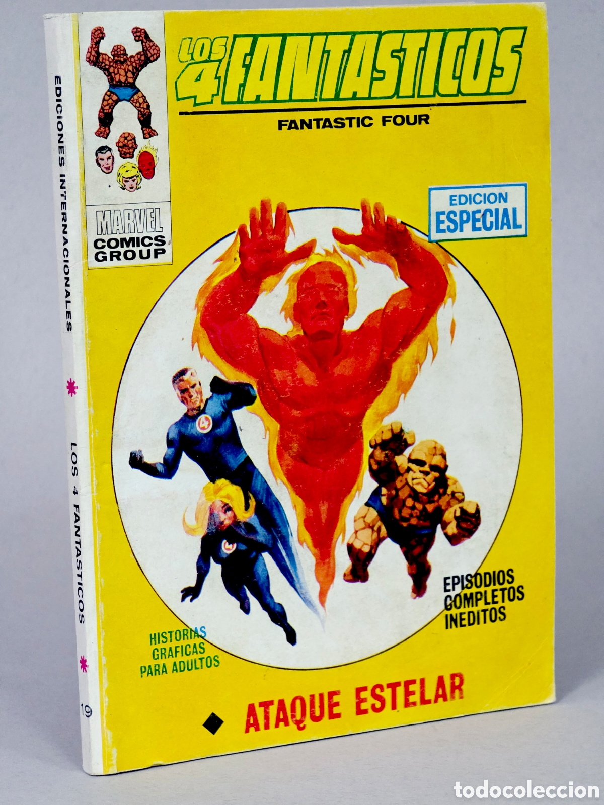 C&oacute;mics: C&Oacute;MIC LOS 4 FANT&Aacute;STICOS 19 ATAQUE ESTELAR VOL.1 VERTICE MARVEL TACO VOLUMEN EXCELENTE ESTADO