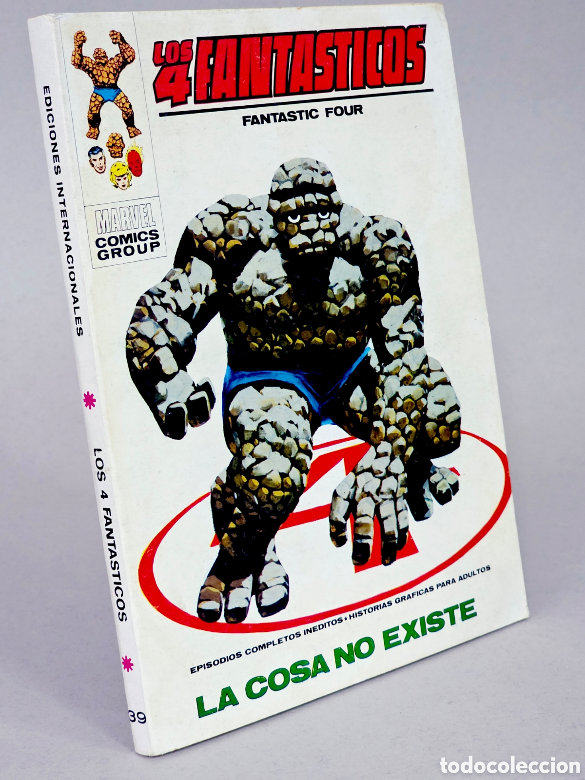 C&oacute;mics: C&Oacute;MIC LOS 4 FANT&Aacute;STICOS 39 LA COSA NO EXISTE VOL.1 VERTICE MARVEL TACO VOLUMEN DE KIOSCO