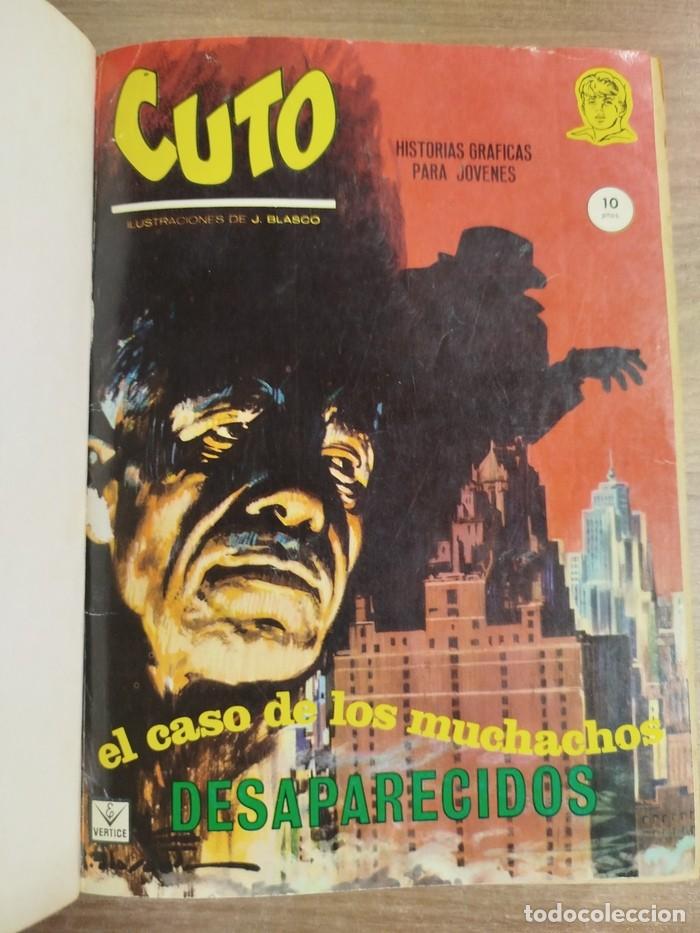 C&oacute;mics: 'CUTO'. Colecci&oacute;n completa de 8 c&oacute;mics originales de VERTICE de 1965, encuadernados en un tomo.
