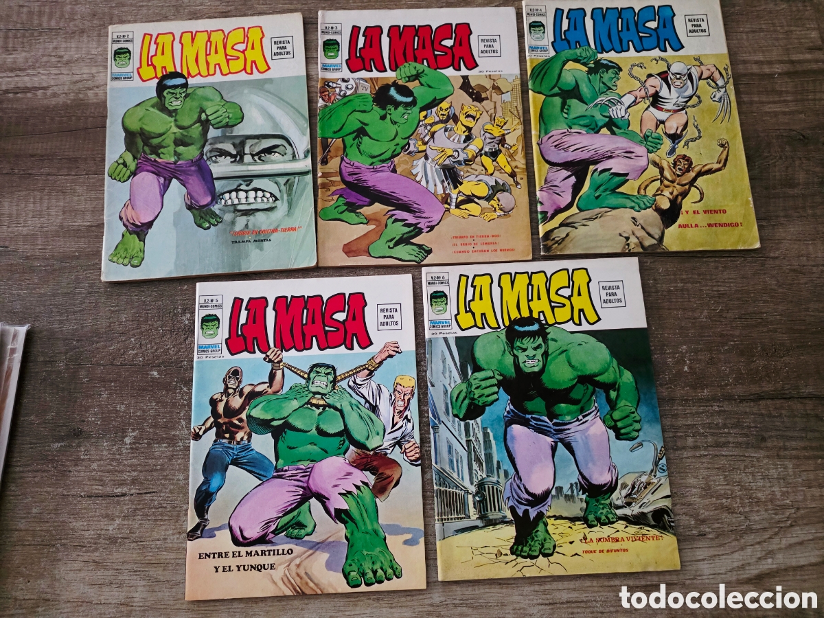 Fumetti: LOTE VERTICE LA MASA V2 MUY BUEN ESTADO