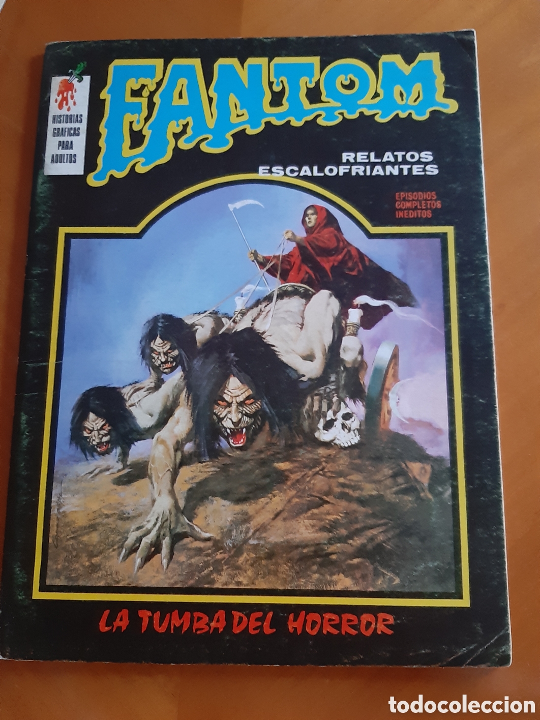 C&oacute;mics: C&oacute;mic Fantom. Relatos Escalofriantes. V&eacute;rtice.