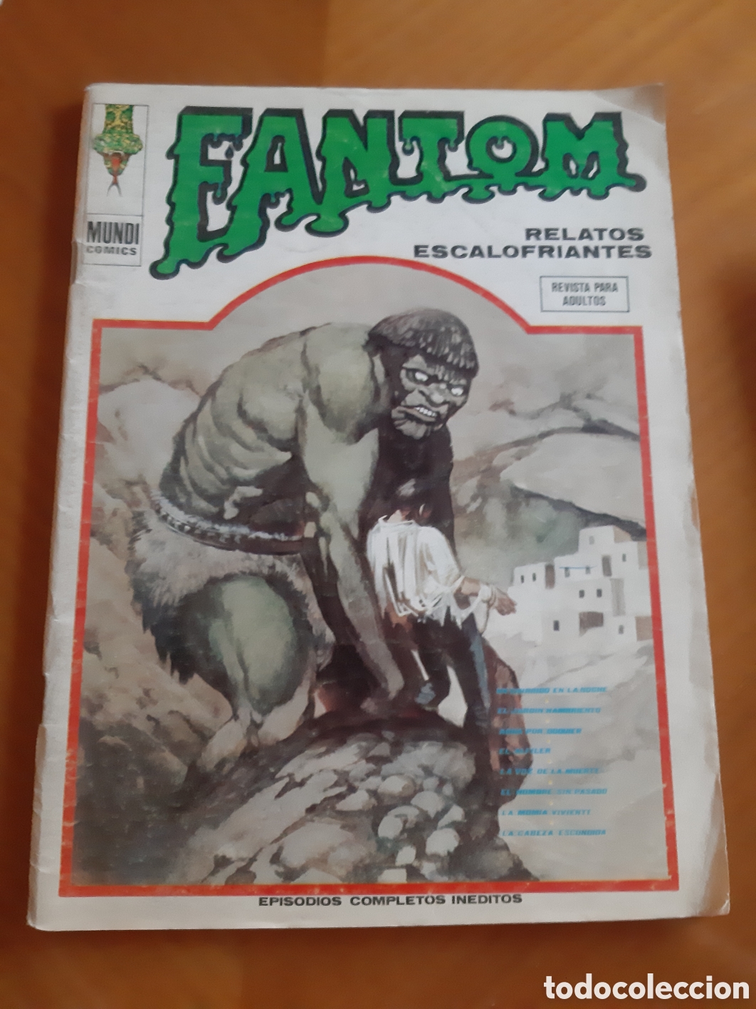 C&oacute;mics: C&oacute;mic Fantom. Relatos escalofriantes. V&eacute;rtice