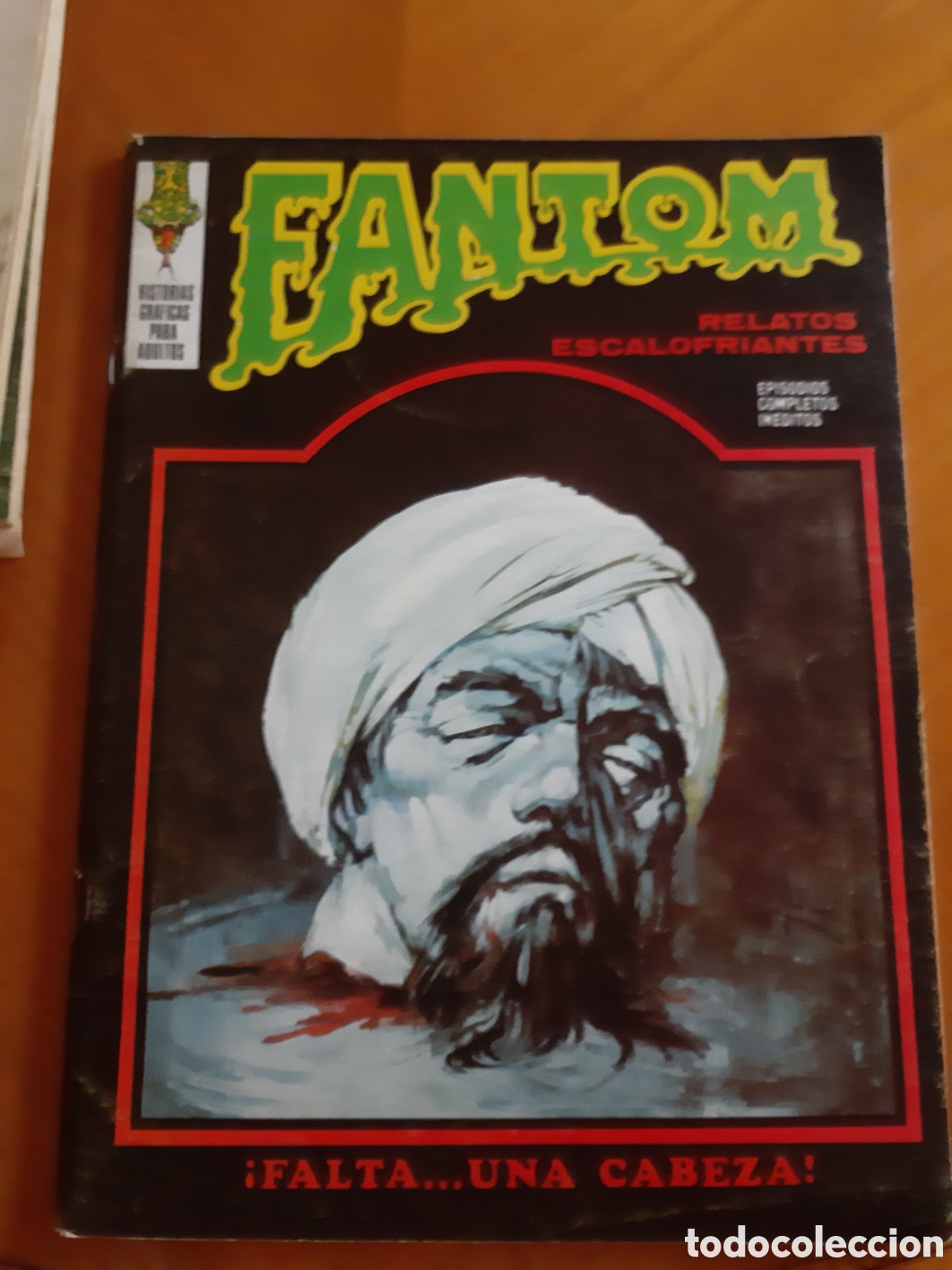C&oacute;mics: C&oacute;mic Fantom. Relatos escalofriantes. V&eacute;rtice