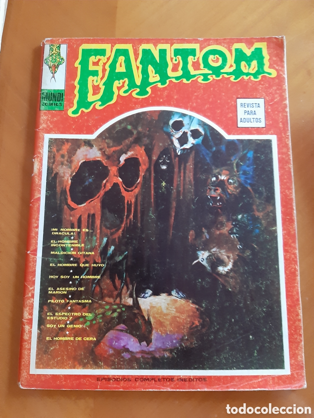 C&oacute;mics: C&oacute;mic Fantom. Relatos escalofriantes. V&eacute;rtice