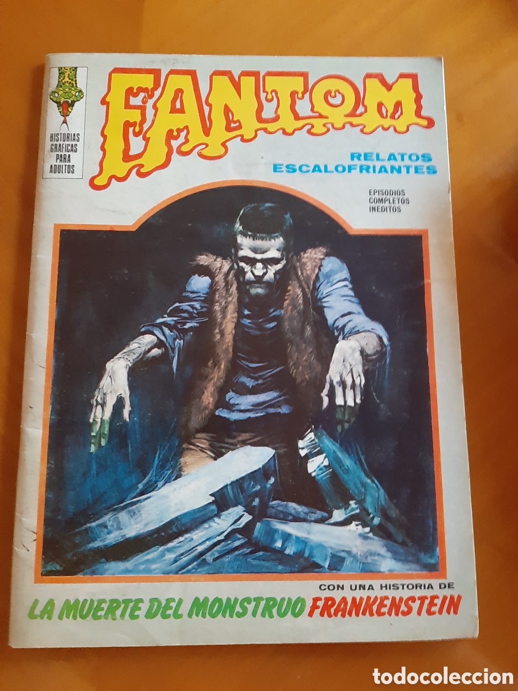 C&oacute;mics: C&oacute;mic Fantom. Relatos escalofriantes. V&eacute;rtice