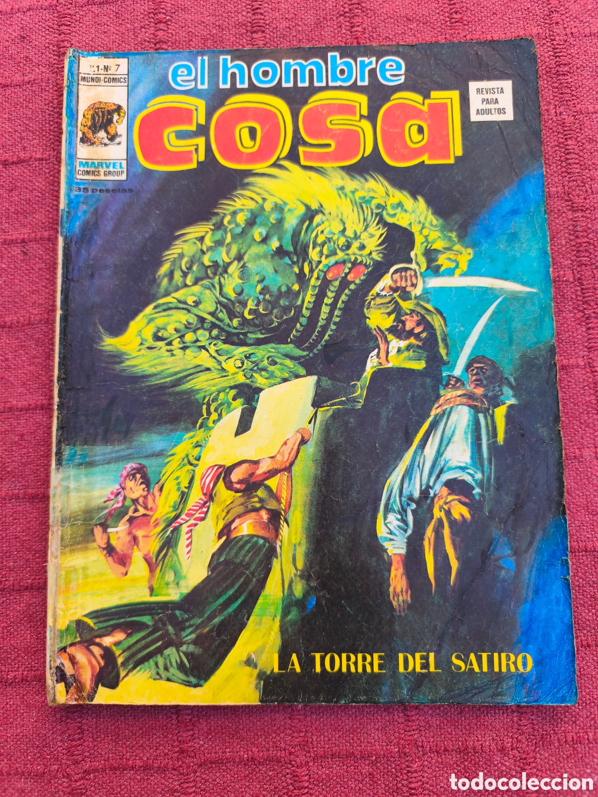 Comics: EL HOMBRE COSA VOLUMEN 1 N&deg;7 MUNDI COMICS LA TORRE DEL SATIRO