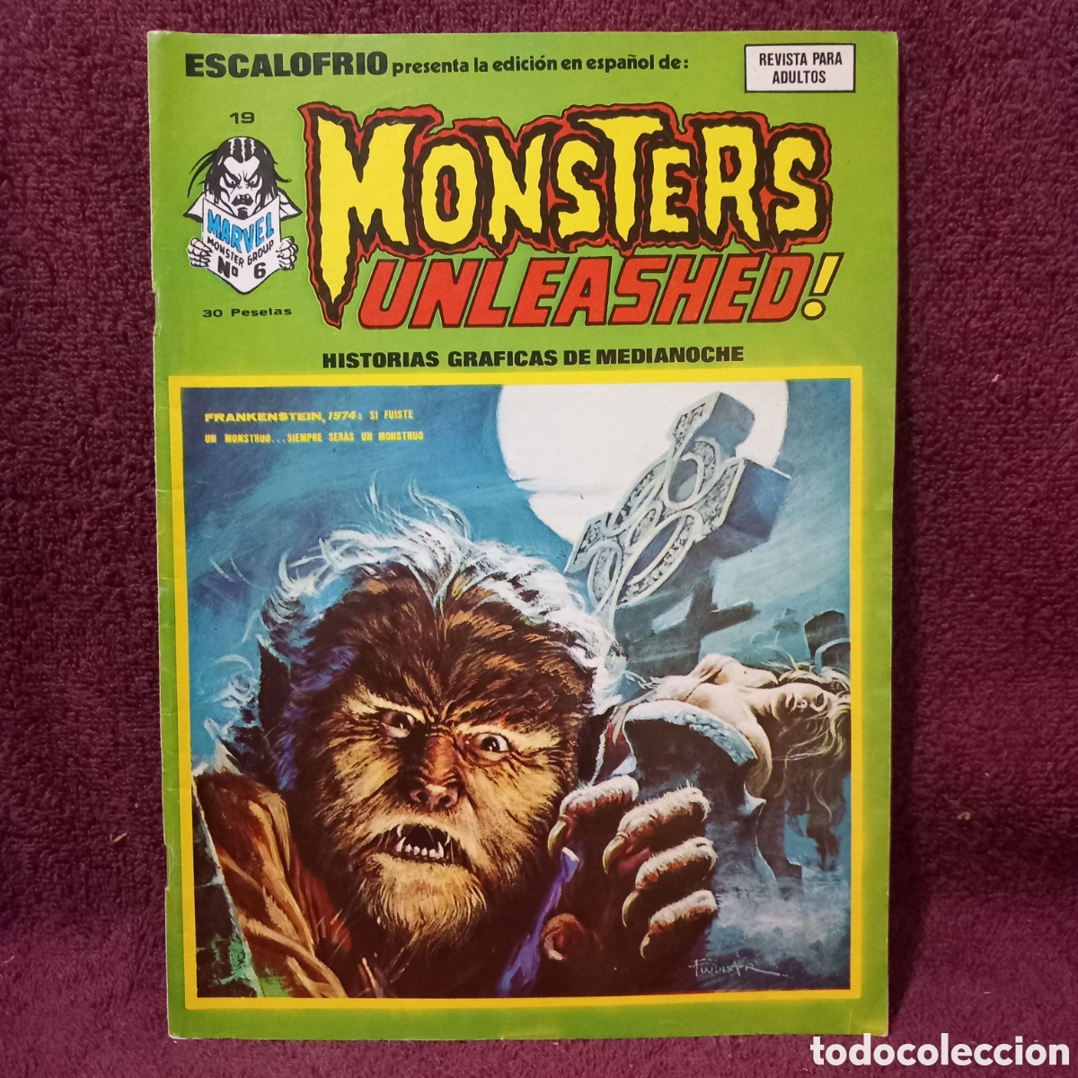 Comics: ESCALOFRIO/MONSTER UNLEASHED N&deg;19(ED.VERTICE)MUY POCAS SE&Ntilde;ALES