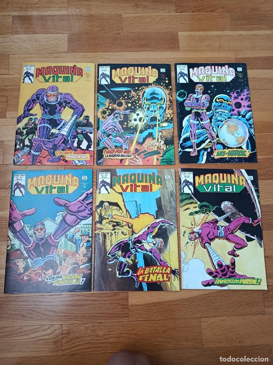 C&oacute;mics: MAQUINA VITAL 1,2,3,4,5,6 COMPLETA IMPECABLES NUEVOS
