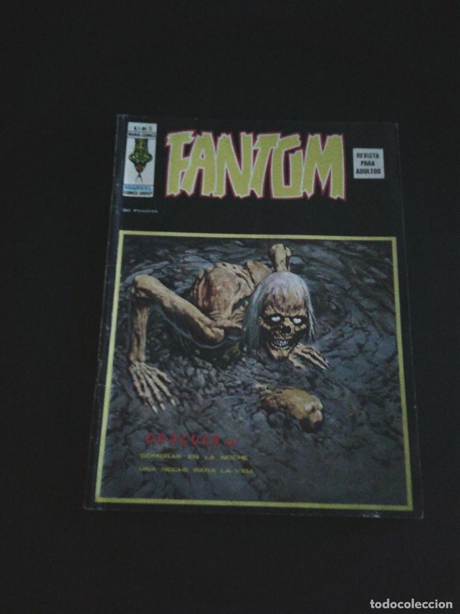 C&oacute;mics: FANTOM - VOLUMEN 2 - NUMERO 5 - DRACUAL EN ... - EDICIONES VERTICE - BUEN ESTADO - CJ 216