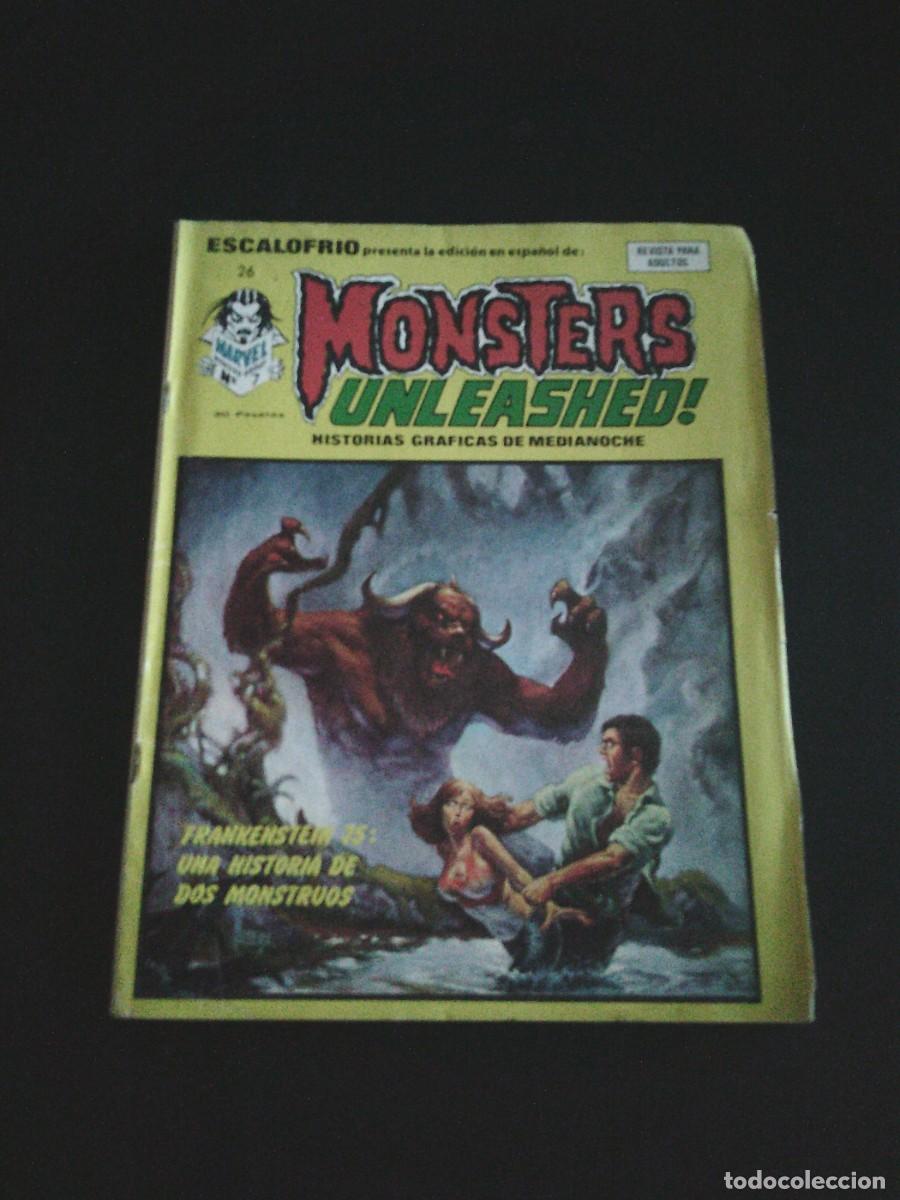 C&oacute;mics: ESCALOFRIO - NUMERO 26 - MONSTERS UNLEASHED - VERTICE - BUEN ESTADO - CJ 216