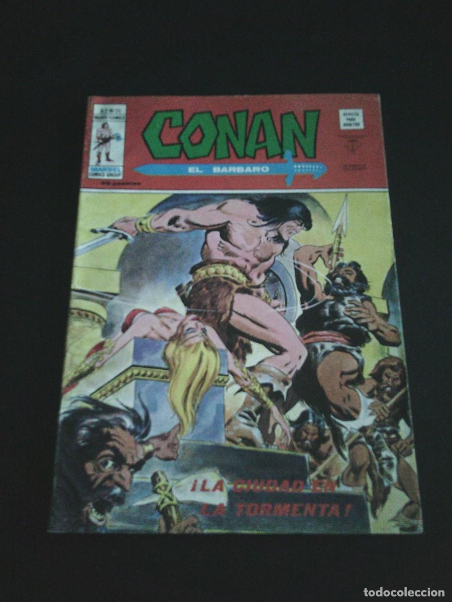 C&oacute;mics: CONAN - VOLUMEN 2 - NUMERO 20 - ! LA CIUDAD EN LA TORMENTA ! - VERTICE - MUY BUEN ESTADO - CJ 216