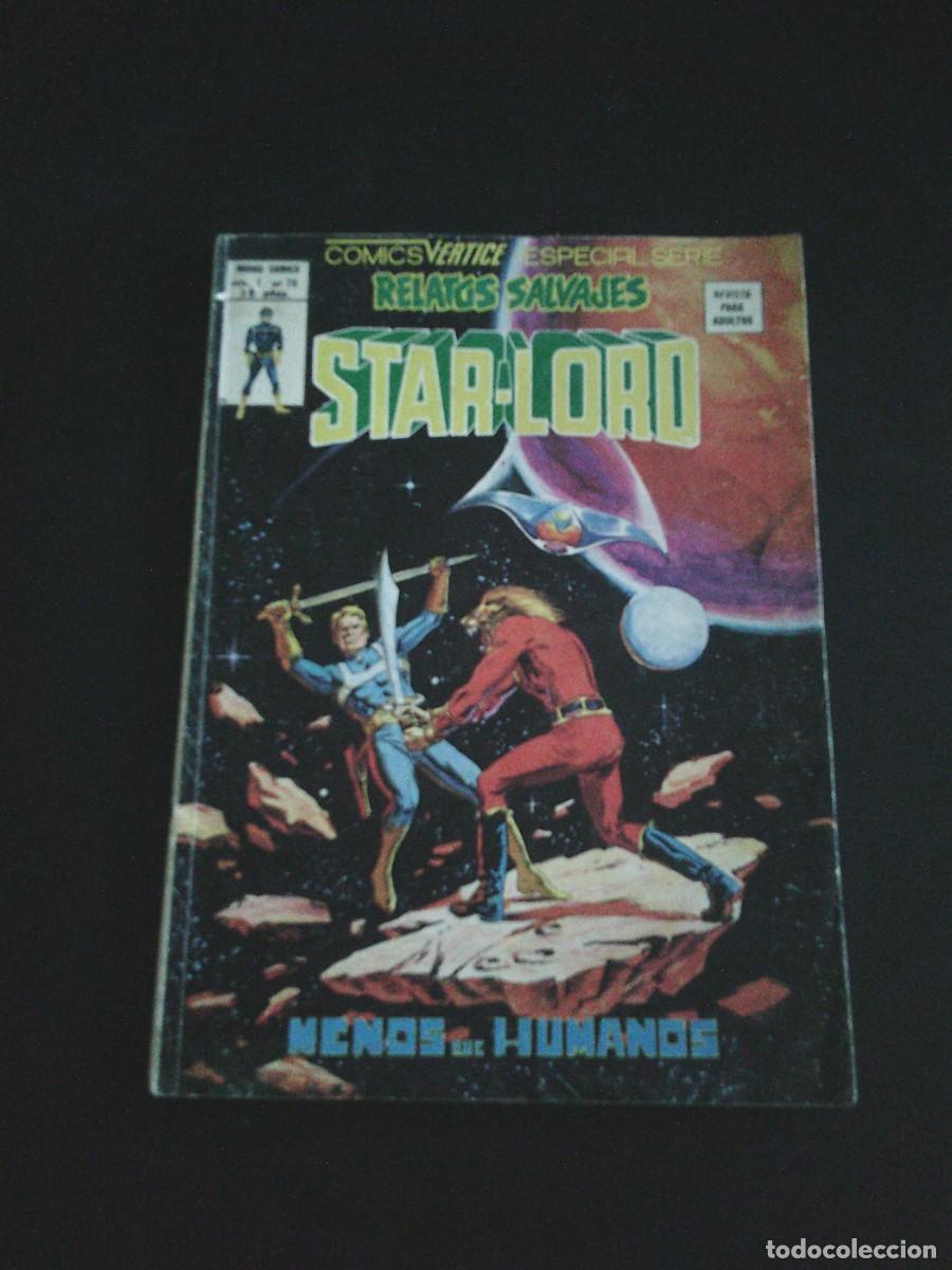 C&oacute;mics: STARD-LORD - RELATOS SALVAJES - NUMERO 70 - VERTICE - MENOS QUE HUMANOS - CJ 216