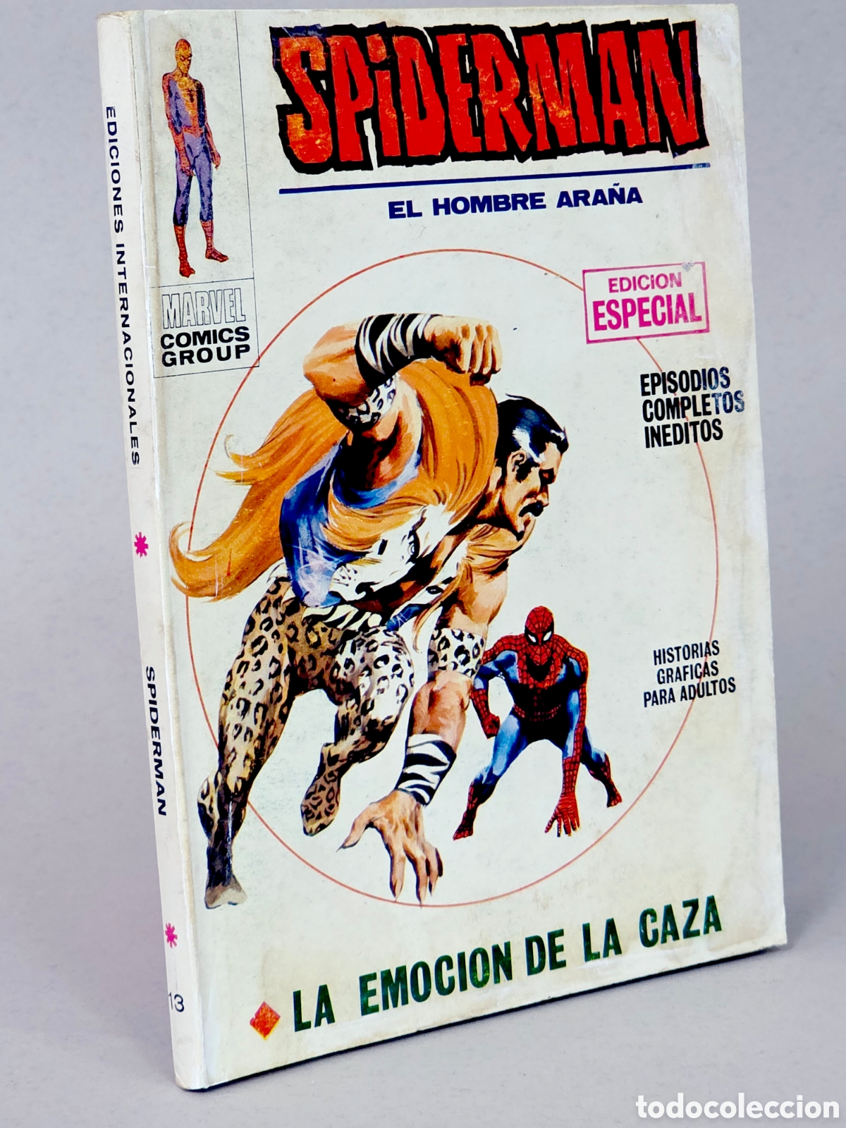 C&oacute;mics: C&Oacute;MIC SPIDERMAN 13 EMOCI&Oacute;N DE LA CAZA VOL.1 (SPIDER-MAN) VERTICE MARVEL PRIMERA VOLUMEN BUEN ESTADO