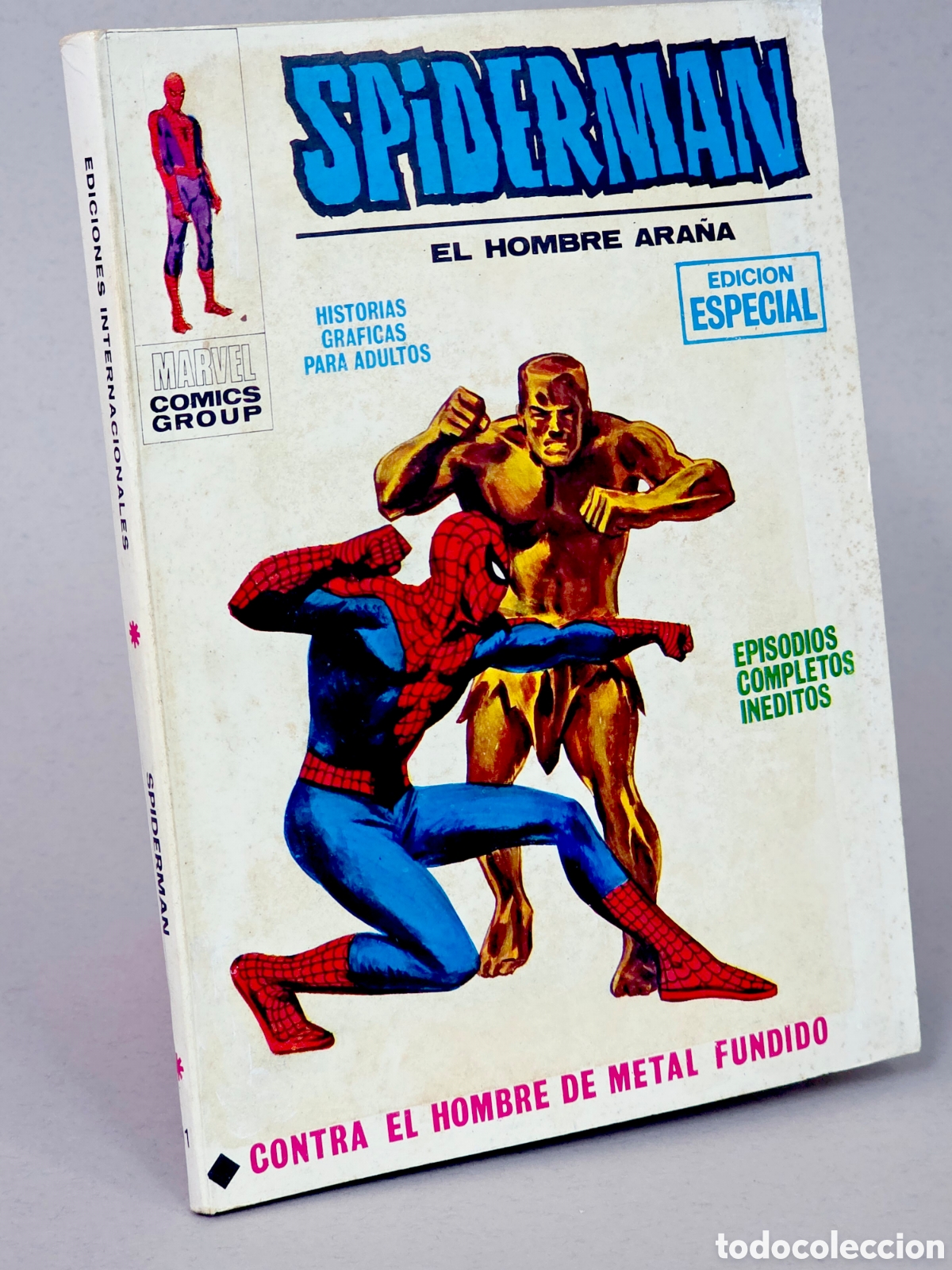 C&oacute;mics: C&Oacute;MIC SPIDERMAN 11 EL HOMBRE DE METAL VOL.1 (SPIDER-MAN) VERTICE MARVEL PRIMERA VOLUMEN BUEN ESTADO