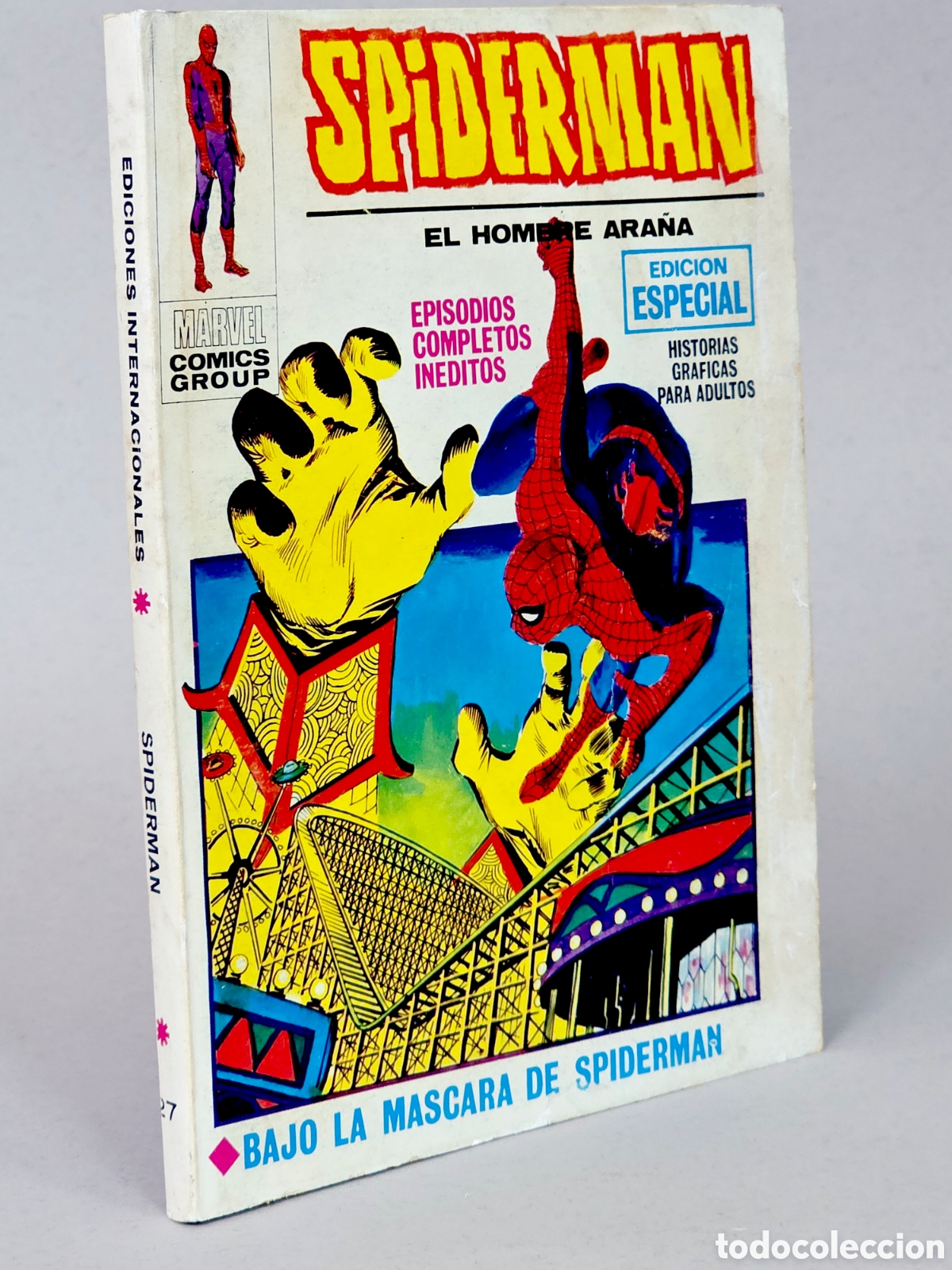 C&oacute;mics: C&Oacute;MIC SPIDERMAN 27 BAJO LA MASCARA VOL.1 (SPIDER-MAN) VERTICE MARVEL VOLUMEN MUY BUEN ESTADO
