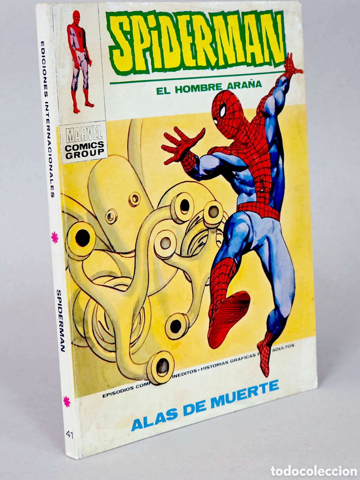 C&oacute;mics: C&Oacute;MIC SPIDERMAN 41 ALAS DE MUERTE VOL.1 (SPIDER-MAN) VERTICE MARVEL VOLUMEN MUY BUEN ESTADO