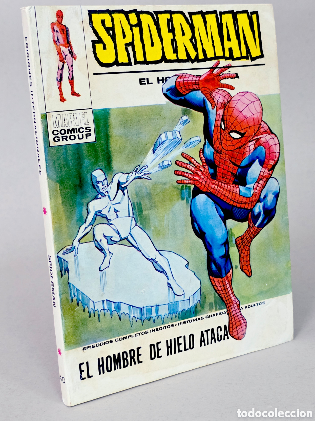 C&oacute;mics: C&Oacute;MIC SPIDERMAN 40 HOMBRE DE HIELO ATACA VOL.1 (SPIDER-MAN) VERTICE MARVEL VOLUMEN MUY BUEN ESTADO