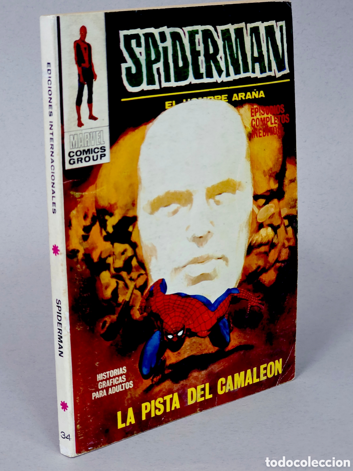 C&oacute;mics: C&Oacute;MIC SPIDERMAN 34 LA PISTA DEL CAMALE&Oacute;N VOL.1 (SPIDER-MAN) VERTICE MARVEL VOLUMEN MUY BUEN ESTADO