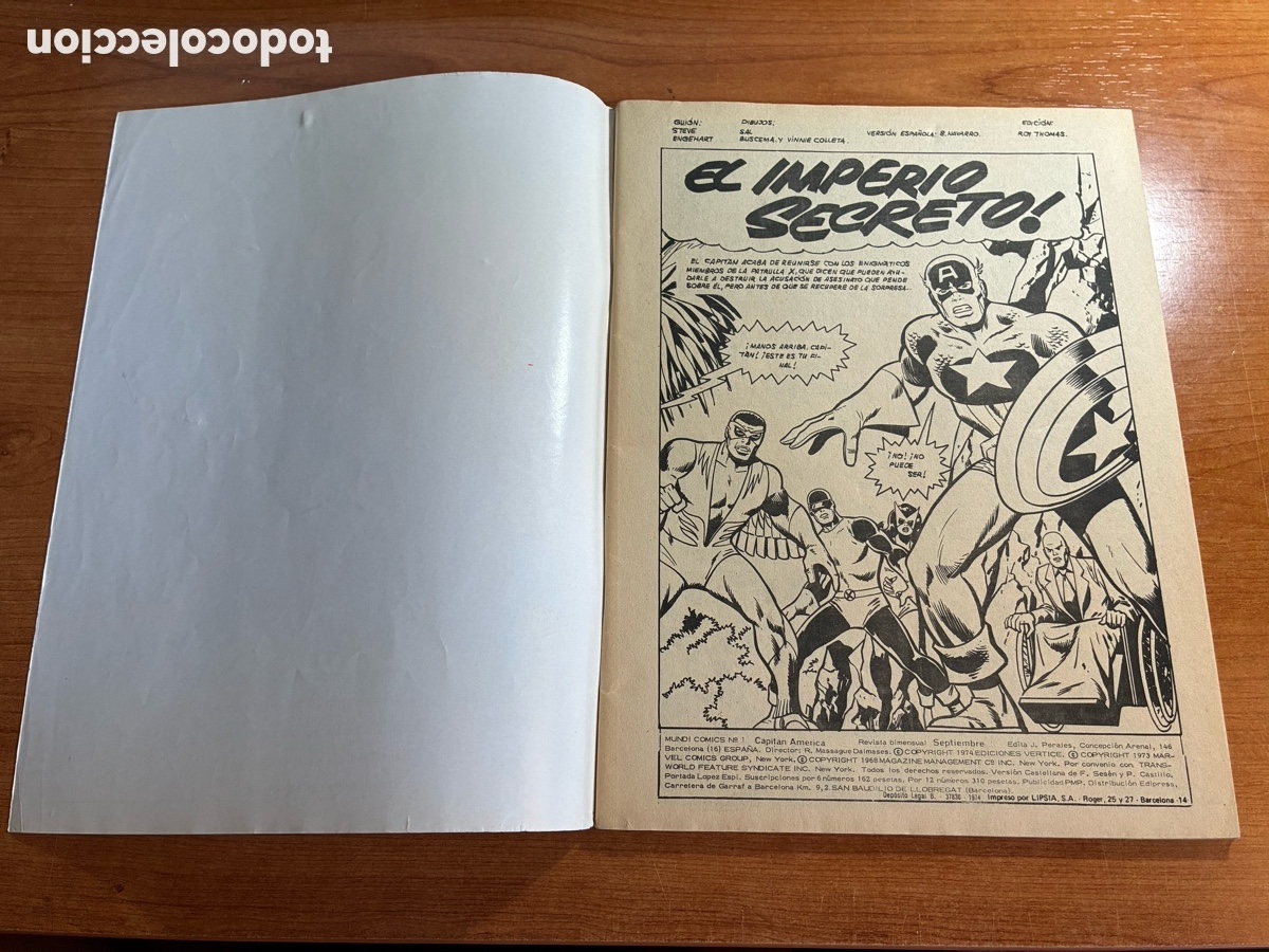 C&oacute;mics: Capit&aacute;n Am&eacute;rica vol. 2 n&uacute;mero 1 - Foto 3