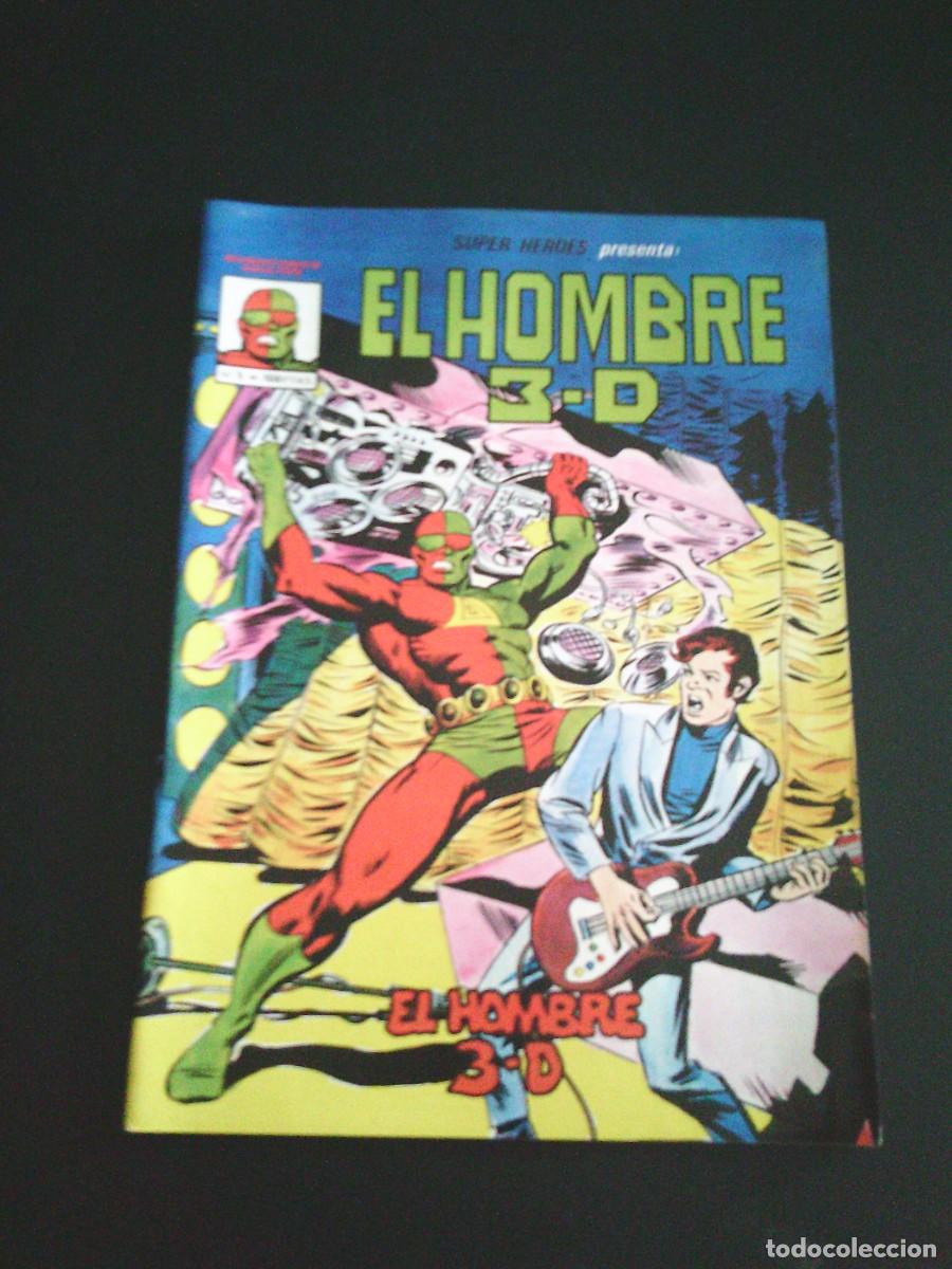 C&oacute;mics: SUPER HEORES PRESENTA - EL HOMBRE 3 - D - NUMERO 5 - VERTICE - MUNDICOMICS -MUY BUEN ESTADO - CJ252