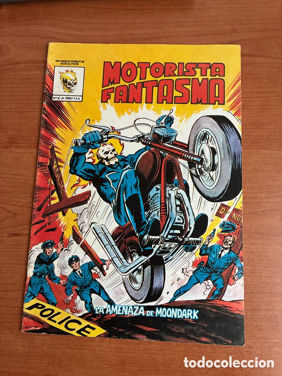 C&oacute;mics: N&uacute;mero 6 de El motorista fantasma
