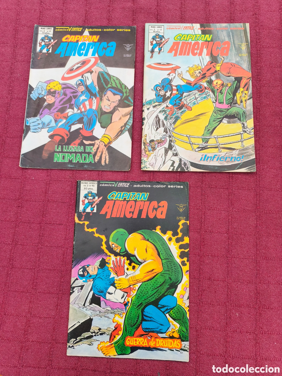 C&oacute;mics: CAPITAN AMERICA VOL.3 N&deg;41- CAPITAN AMERICA VOL.3 N&deg;42-CAPITAN AMERICA VOL.3 N&deg;45 COMICS VERTICE