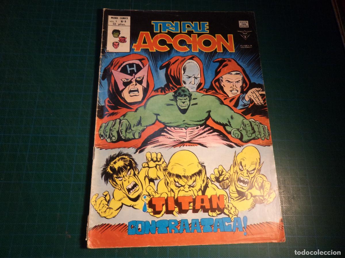 C&oacute;mics: Triple Accion. N&ordm; 8. Vertice