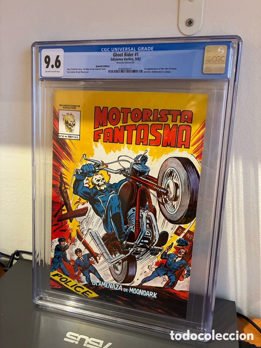 C&oacute;mics: El motorista fantasma CGC v&eacute;rtice