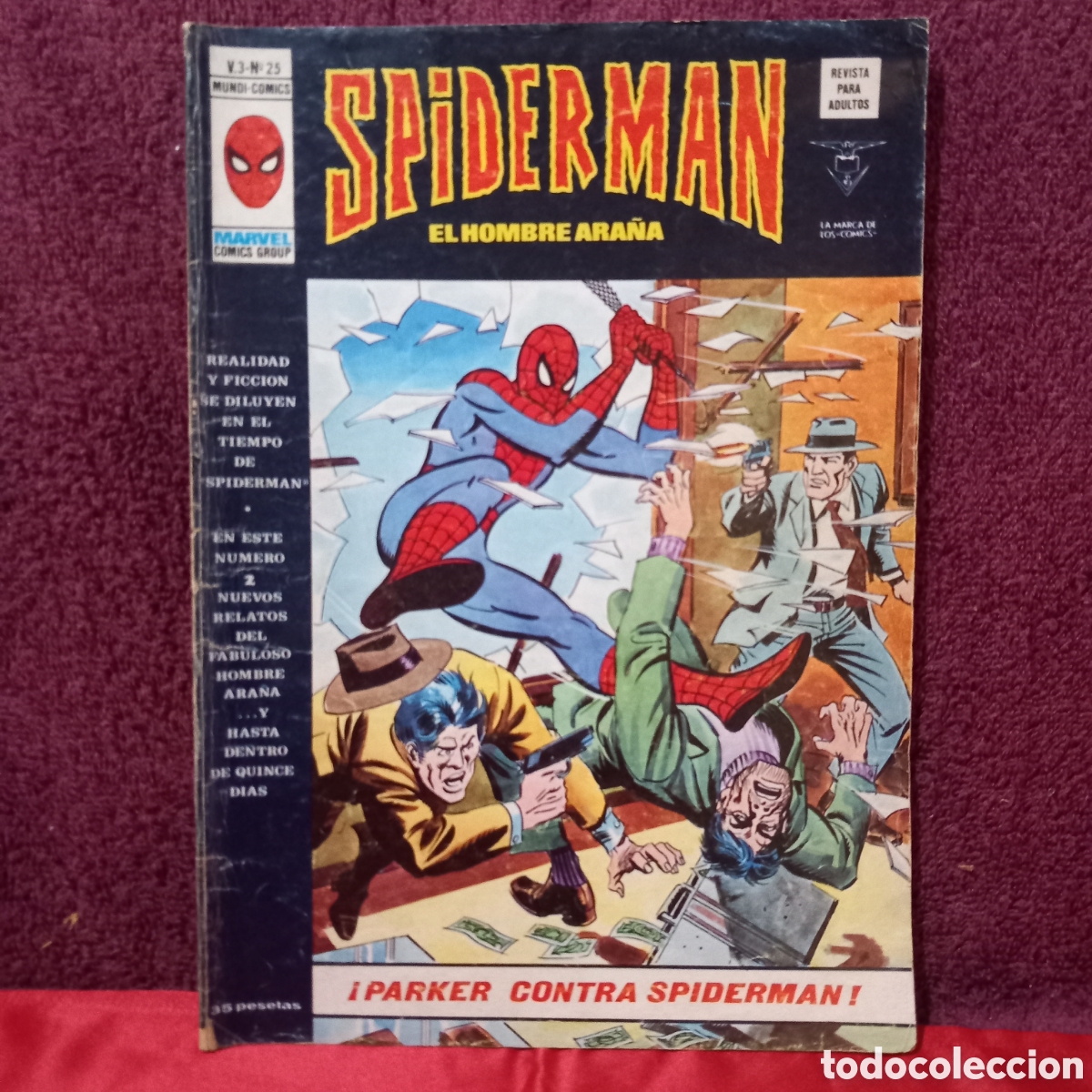 Comics: MUNDI COMIC VOL 3 N&deg;25/SPIDERMAN/PARKER CONTRA SPIDERMAN(Ed.VERTICE)