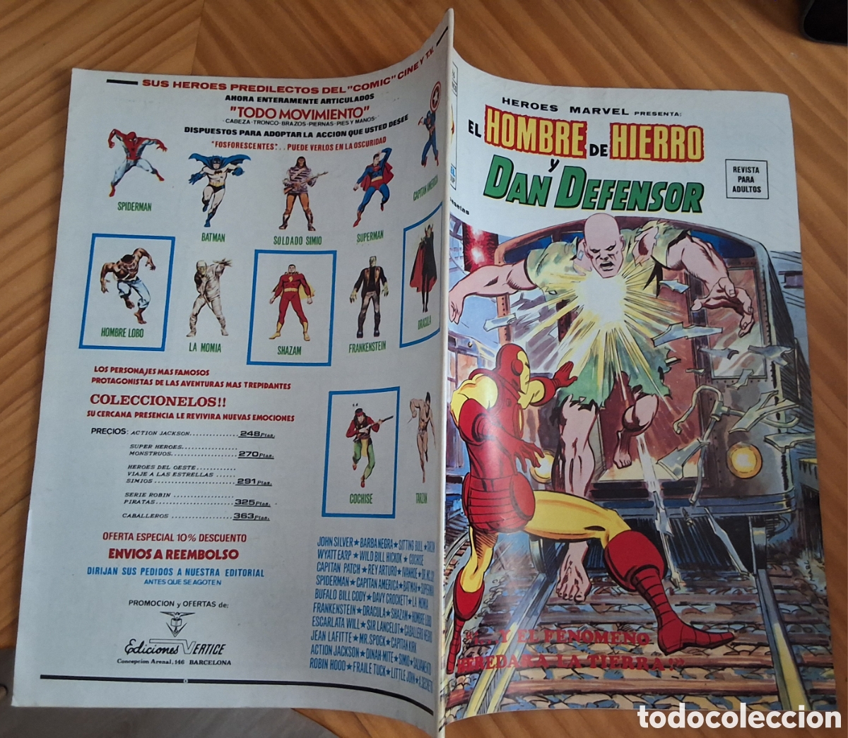 C&oacute;mics: Hombre hierro Dan defensor comic volumen 2 n&uacute;mero 26 edita mundi comics