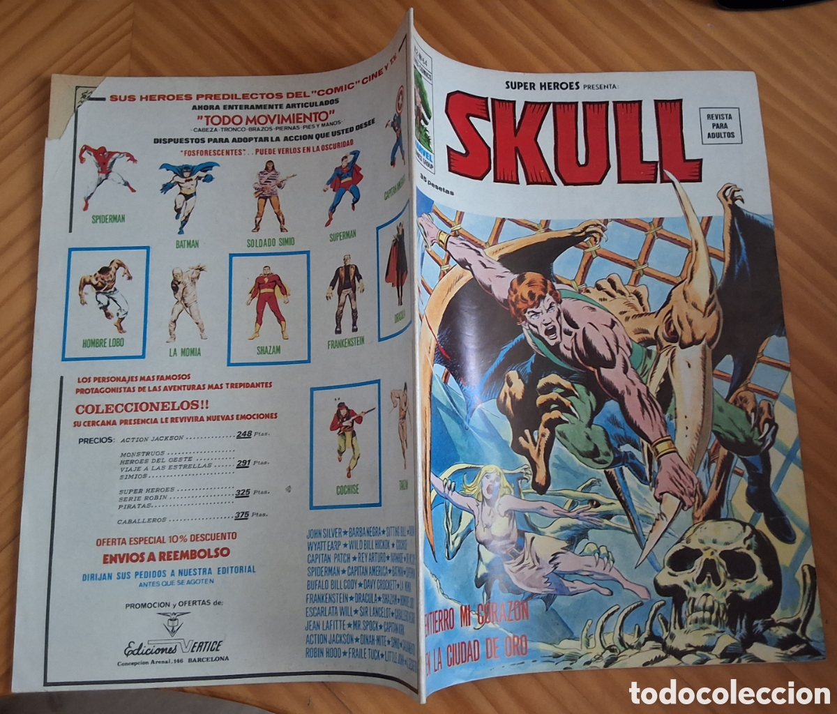 C&oacute;mics: Skull super heroes comic volumen 2 n&uacute;mero 64 edita mundi comics