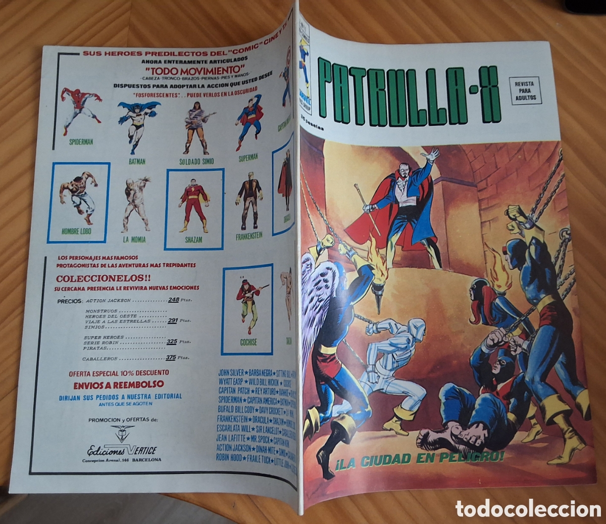 C&oacute;mics: Patrulla X comic volumen 3 n&uacute;mero 11 edita mundi comics