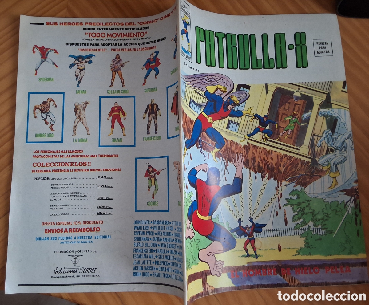 C&oacute;mics: Patrulla X comic volumen 3 n&uacute;mero 9 edita mundi comics