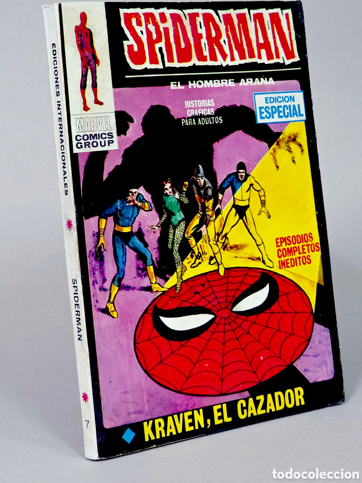 C&oacute;mics: C&Oacute;MIC SPIDERMAN 7 KRAVEN CAZADOR VOL.1 (SPIDER-MAN) VERTICE MARVEL VOLUMEN PRIMERA MUY BUEN ESTADO