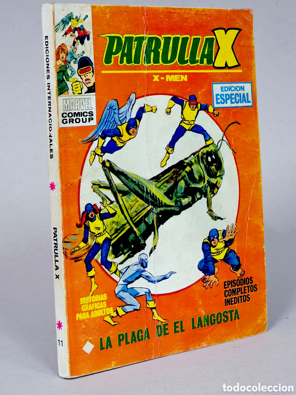 C&oacute;mics: C&Oacute;MIC PATRULLA X 11 LA PLAGA DE LA LANGOSTA VOL.1 TACO VERTICE MARVEL VOLUMEN BUEN ESTADO