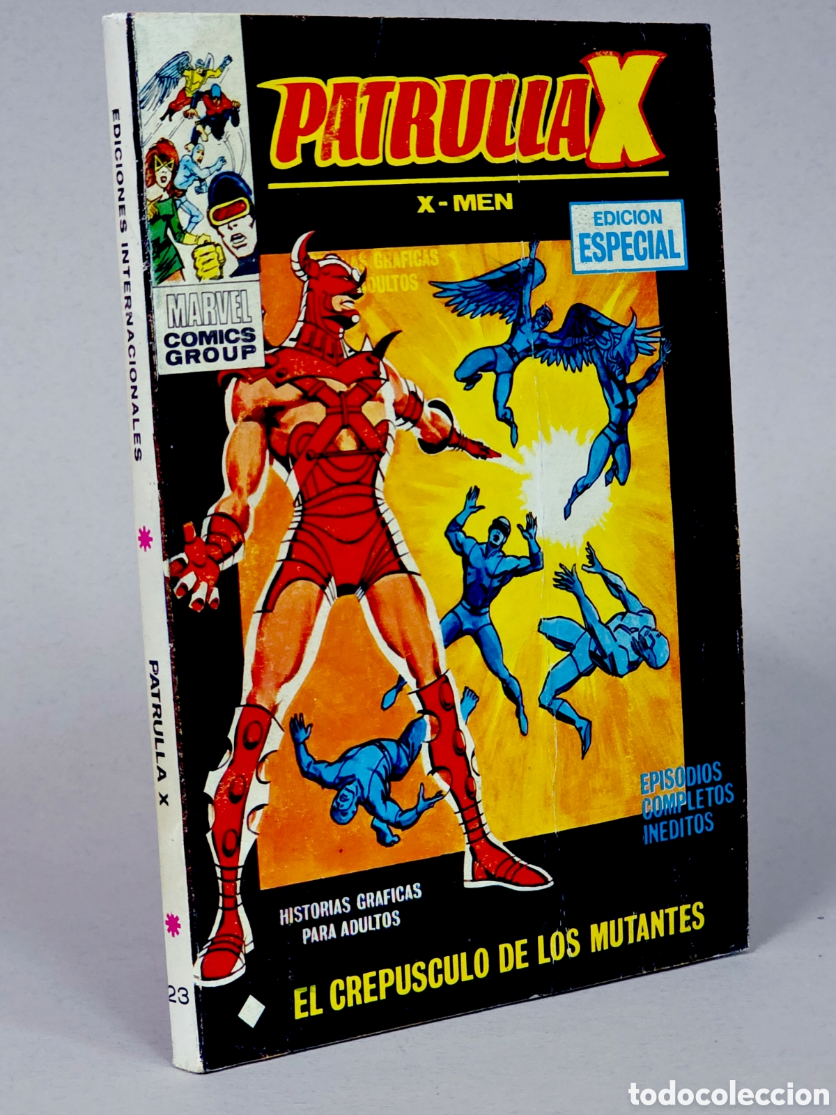 C&oacute;mics: C&Oacute;MIC PATRULLA X 23 EL CREP&Uacute;SCULO DE LOS MUTANTES VOL.1 TACO VERTICE MARVEL VOLUMEN MUY BUEN ESTADO