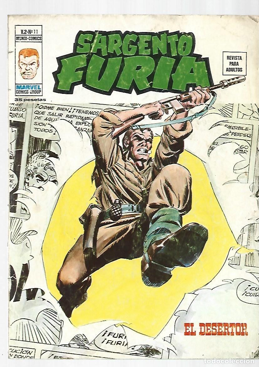 C&oacute;mics: Sargento Furia vol. 2 n&uacute;mero 11: el desertor, 1975, Vertice.