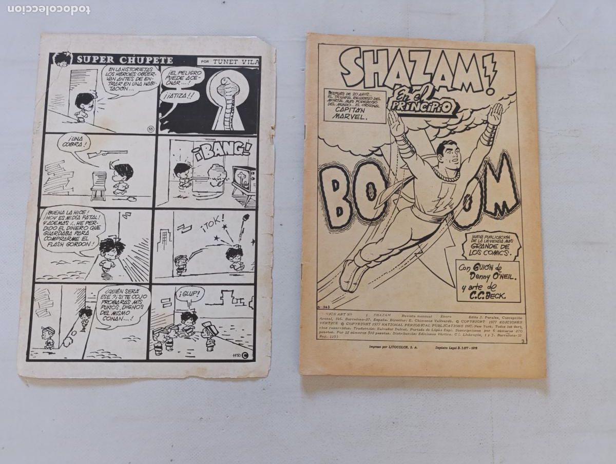 C&oacute;mics: SHAZAM V. 1 N&ordm; 1 - COMICS-ART - VERTICE (372) - Foto 2