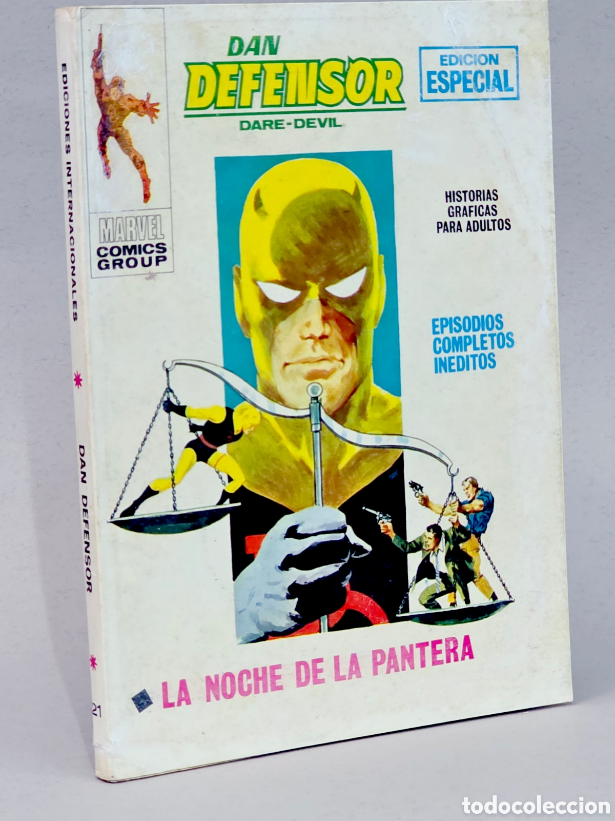 C&oacute;mics: C&Oacute;MIC DAN DEFENSOR 21 LA NOCHE DE LA PANTERA VOL.1 VERTICE MARVEL TACO VOLUMEN BUEN ESTADO