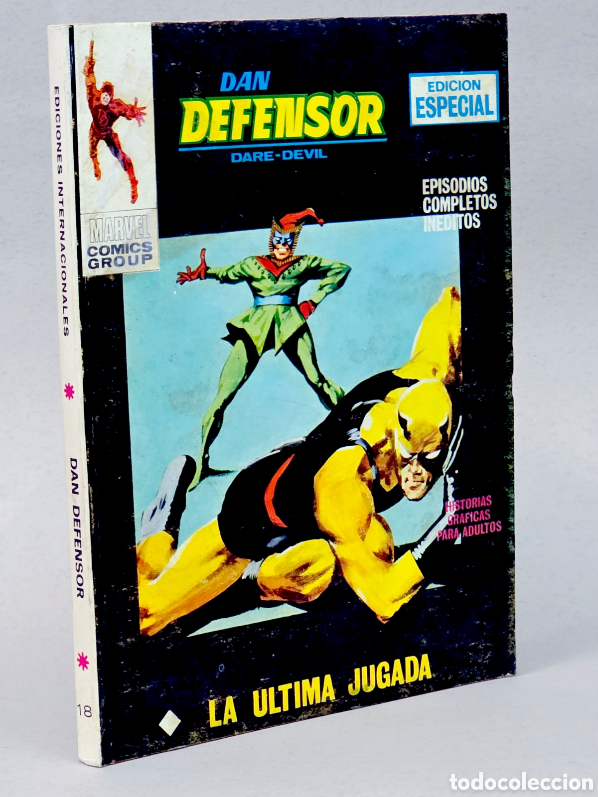 C&oacute;mics: C&Oacute;MIC DAN DEFENSOR 18 LA &Uacute;LTIMA JUGADA VOL.1 VERTICE MARVEL TACO VOLUMEN MUY BUEN ESTADO
