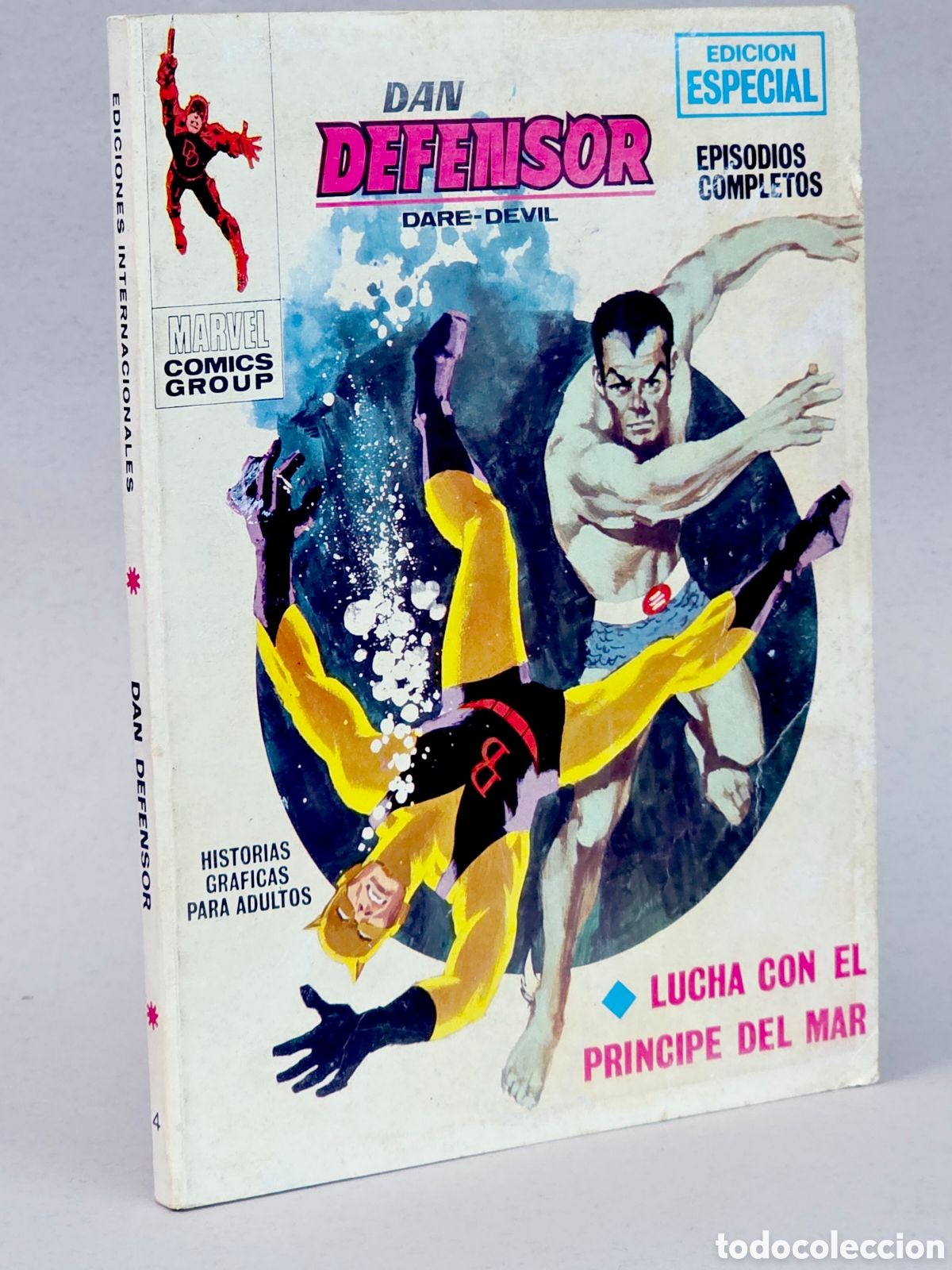 C&oacute;mics: C&Oacute;MIC DAN DEFENSOR 4 LUCHA PR&Iacute;NCIPE DEL MAR VOL.1 VERTICE MARVEL TACO VOLUMEN MUY BUEN ESTADO