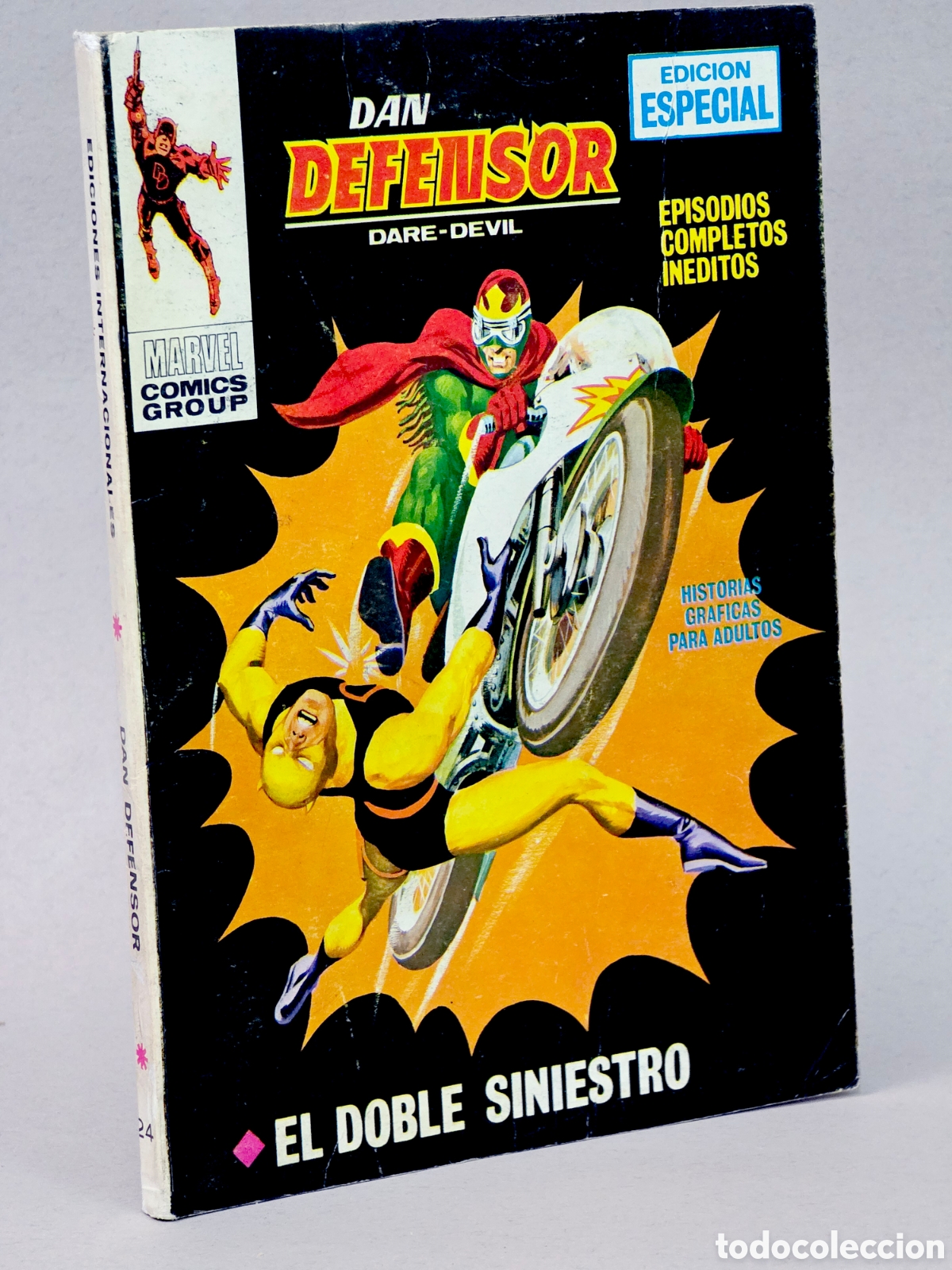 C&oacute;mics: C&Oacute;MIC DAN DEFENSOR 24 EL DOBLE SINIESTRO VOL.1 VERTICE MARVEL TACO VOLUMEN MUY BUEN ESTADO