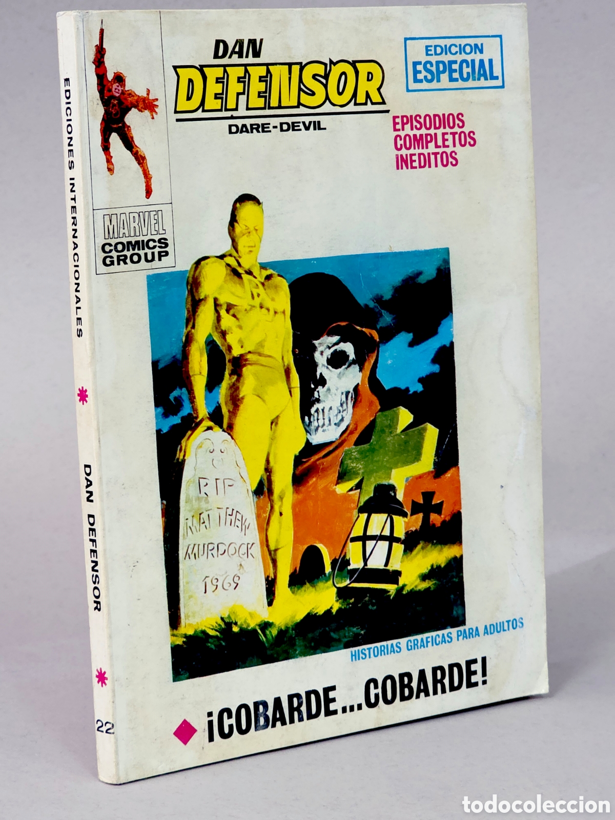 C&oacute;mics: C&Oacute;MIC DAN DEFENSOR 22 COBARDE VOL.1 VERTICE MARVEL TACO VOLUMEN MUY BUEN ESTADO