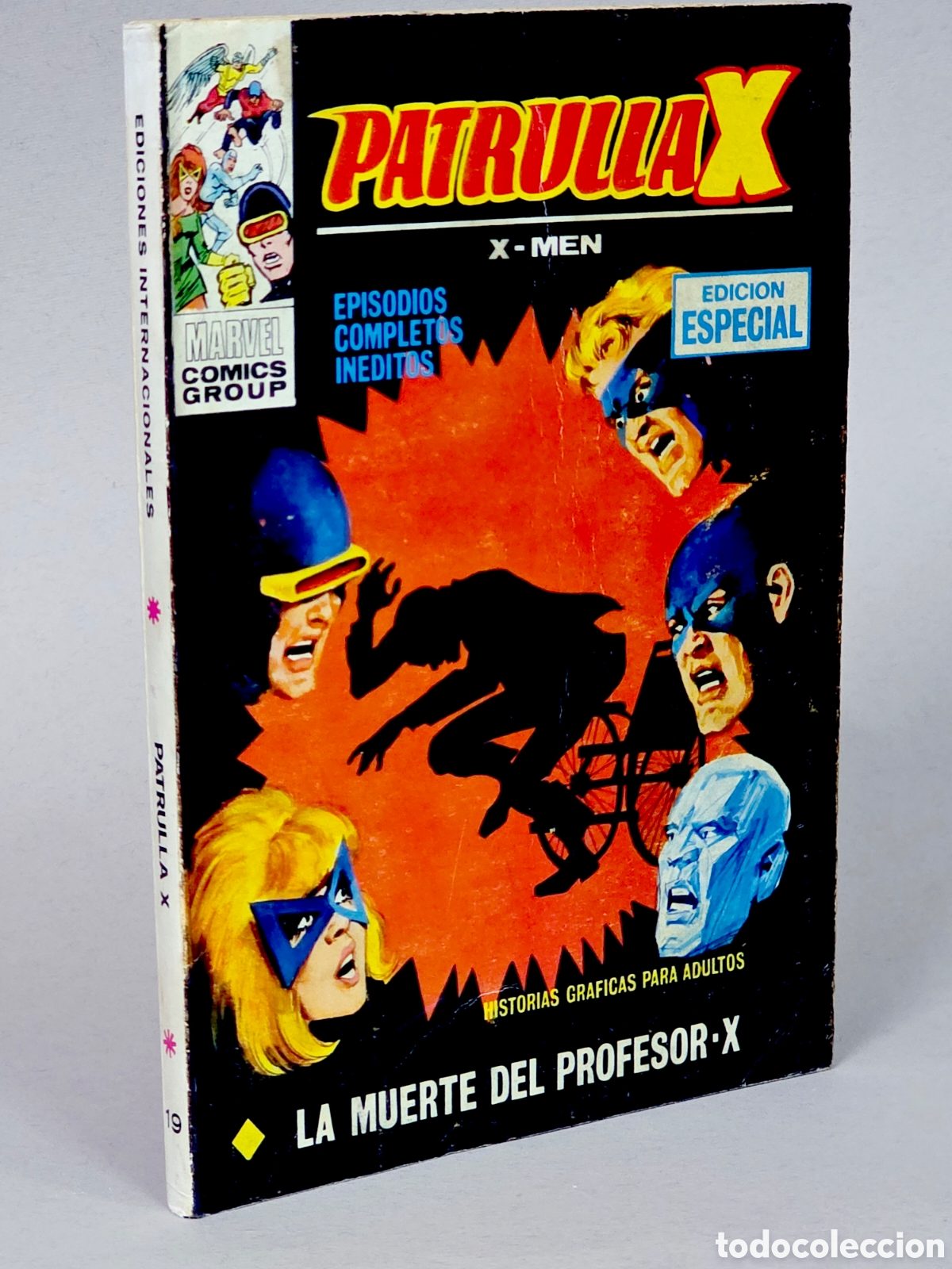 C&oacute;mics: C&Oacute;MIC PATRULLA X 19 LA MUERTE DEL PROFESOR X VOL.1 VERTICE MARVEL TACO VOLUMEN NORMAL/BUEN ESTADO