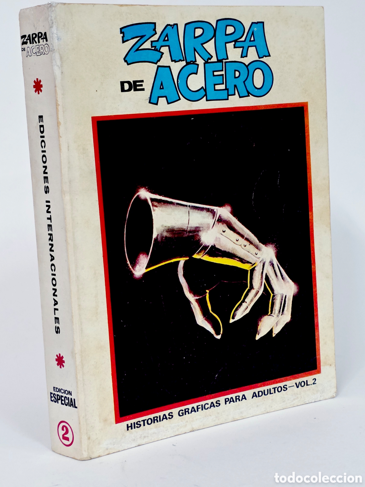 C&oacute;mics: C&Oacute;MIC ZARPA DE ACERO 2 VERTICE TACO EDICI&Oacute;N ESPECIAL GIGANTE MUY BUEN ESTADO