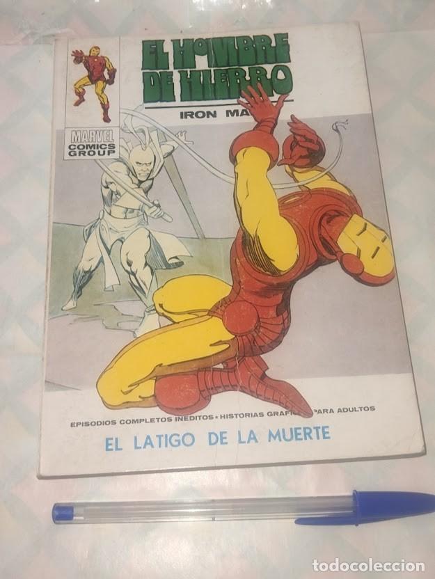 C&oacute;mics: El Hombre de Hierro Iron Man - El L&aacute;tigo de la Muerte - Marvel Comics n&ordm; 32 - 1973 Ediciones V&eacute;rtice
