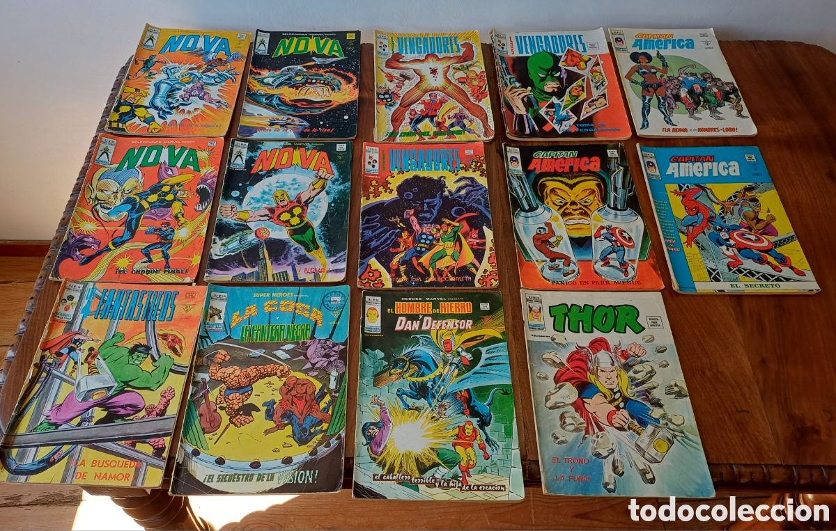 C&oacute;mics: Mundo C&oacute;mics, conjunto de 14 unidades. V1, V2, V3
