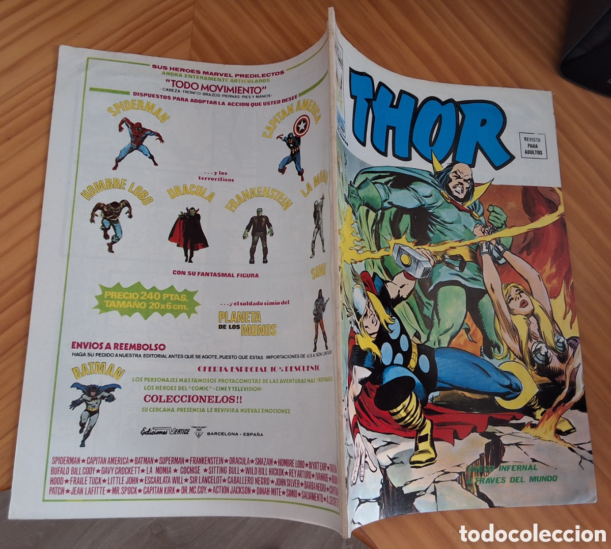 C&oacute;mics: Thor mundi comics volumen 2 n&uacute;mero 15 de kiosko